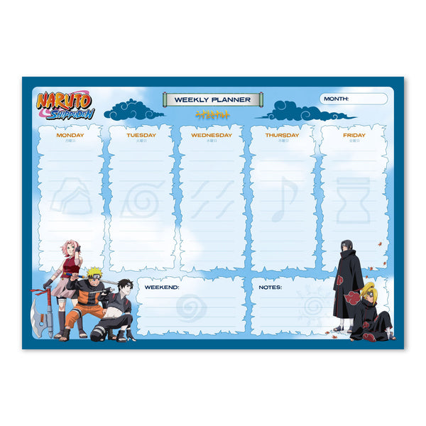 Naruto Weekly Planner