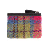 Coin Purse Blue/Pink Check
