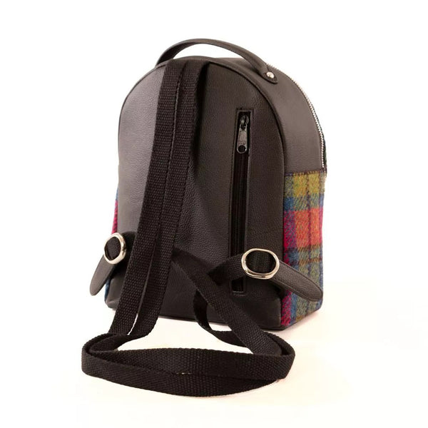 Baby Backpack Blue/Pink Check