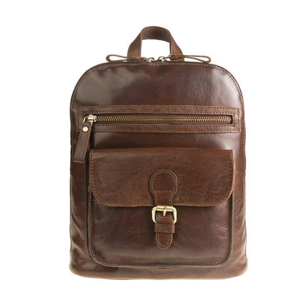 Leather Backpack 2 Brandy