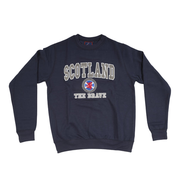 Sweatshirt Emb. Scot/Celtic/ Flag/ Lion