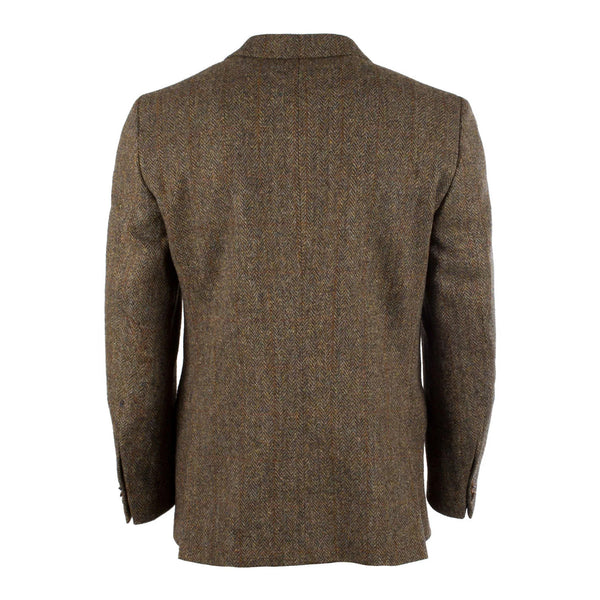 Harris Harris Tweed Jacket Gents Brown Herringbone
