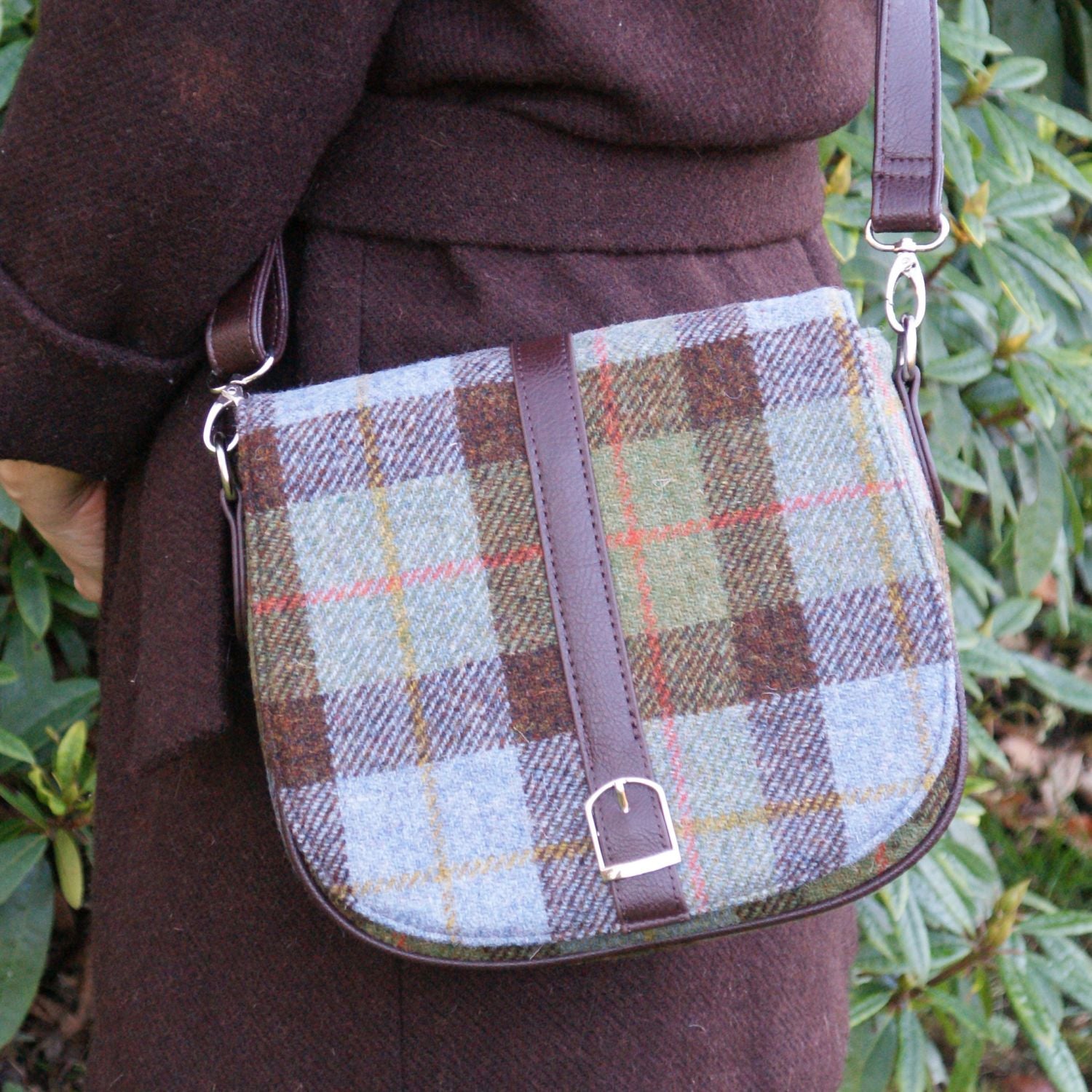 Harris Tweed Beauly Shoulder Bag - Classic Tartan Everyday Bag