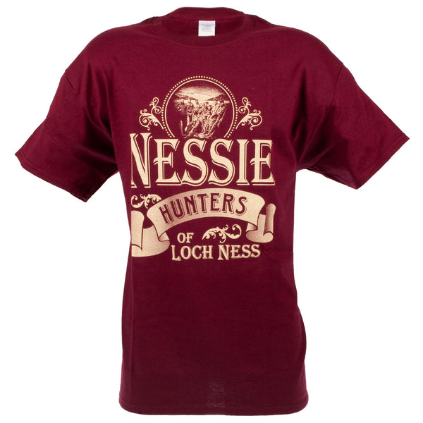Nessie Hunters 2 T-Shirt Burgandy