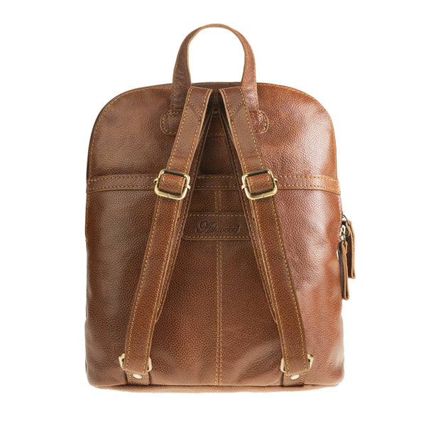Leather Backpack Cognac