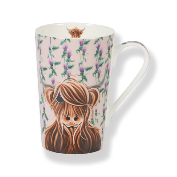 Miss Thistle Conical China Mug