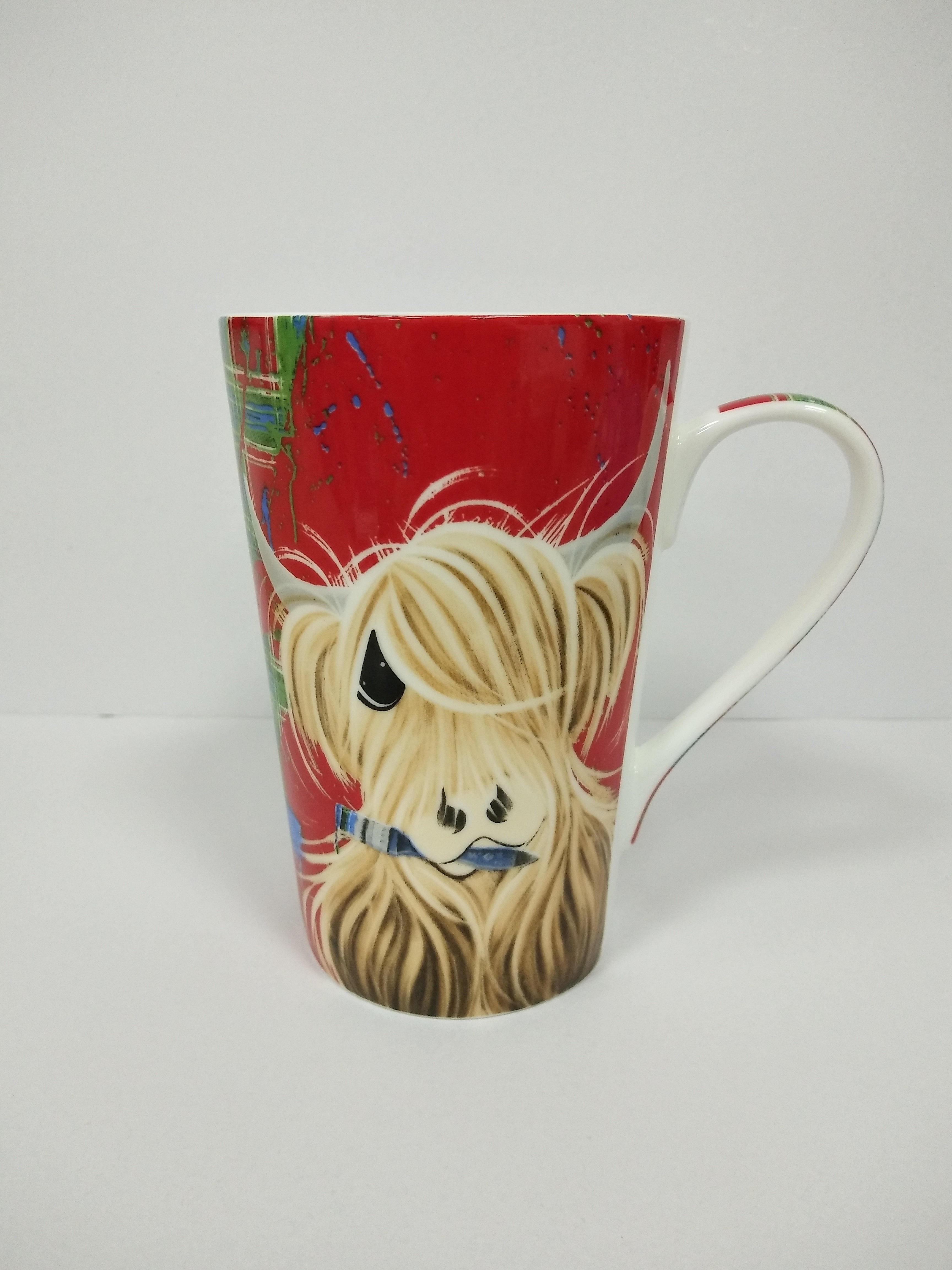 Mcmoo Tartan Paint Large Mug