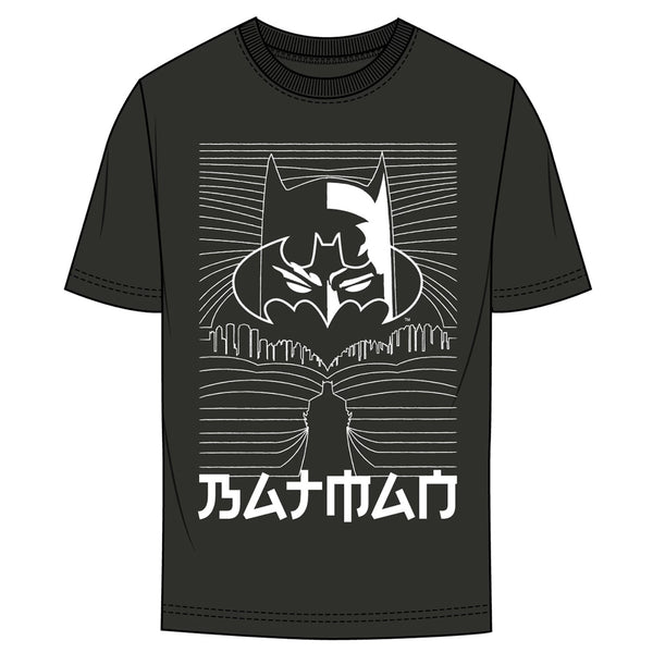 Batman Black Adult Anime City T-Shirt
