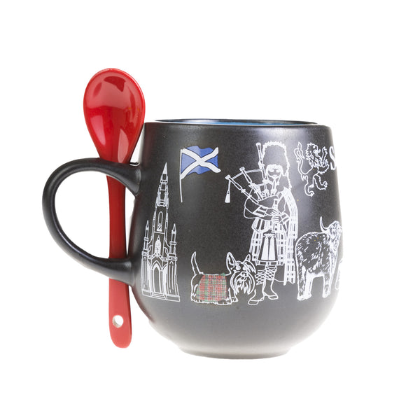 Spoon Mugs - Scotland Multi