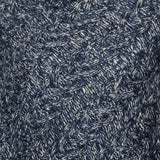 Aran Cable Button Rib Polo Poncho