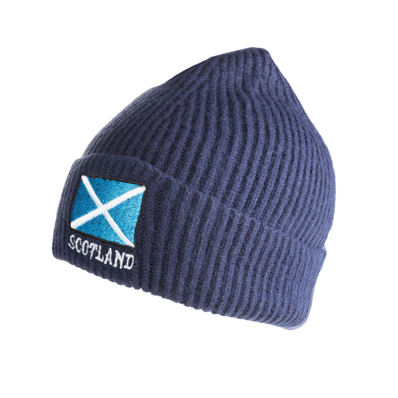 Scotland Ski Hat Flag Logo