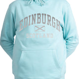 Adults Edinburgh Reflective Hooded Top Aqua