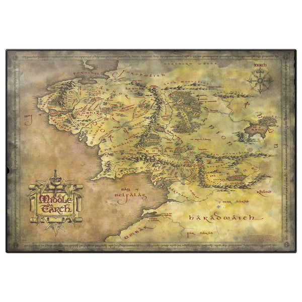 Desktop Mat The Lord Of The Rings Map