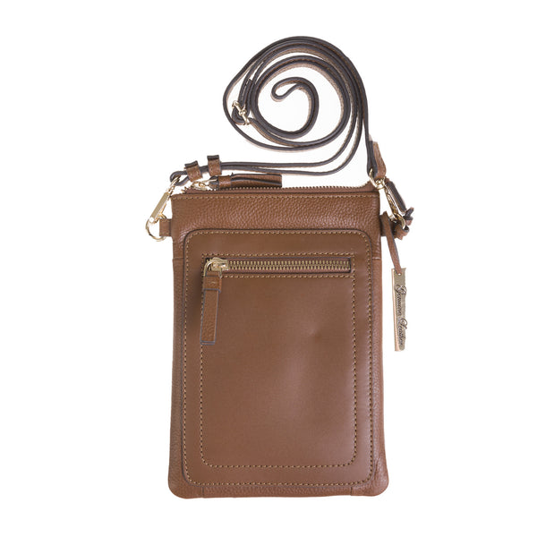 Slim Crossover Bag Tan