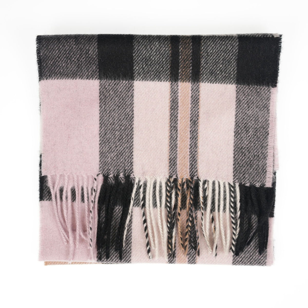 Tartan Weaving Mill 100% Pure Cashmere Scarf – Made in Scotland - AMPLIFIED THOMSON PINK