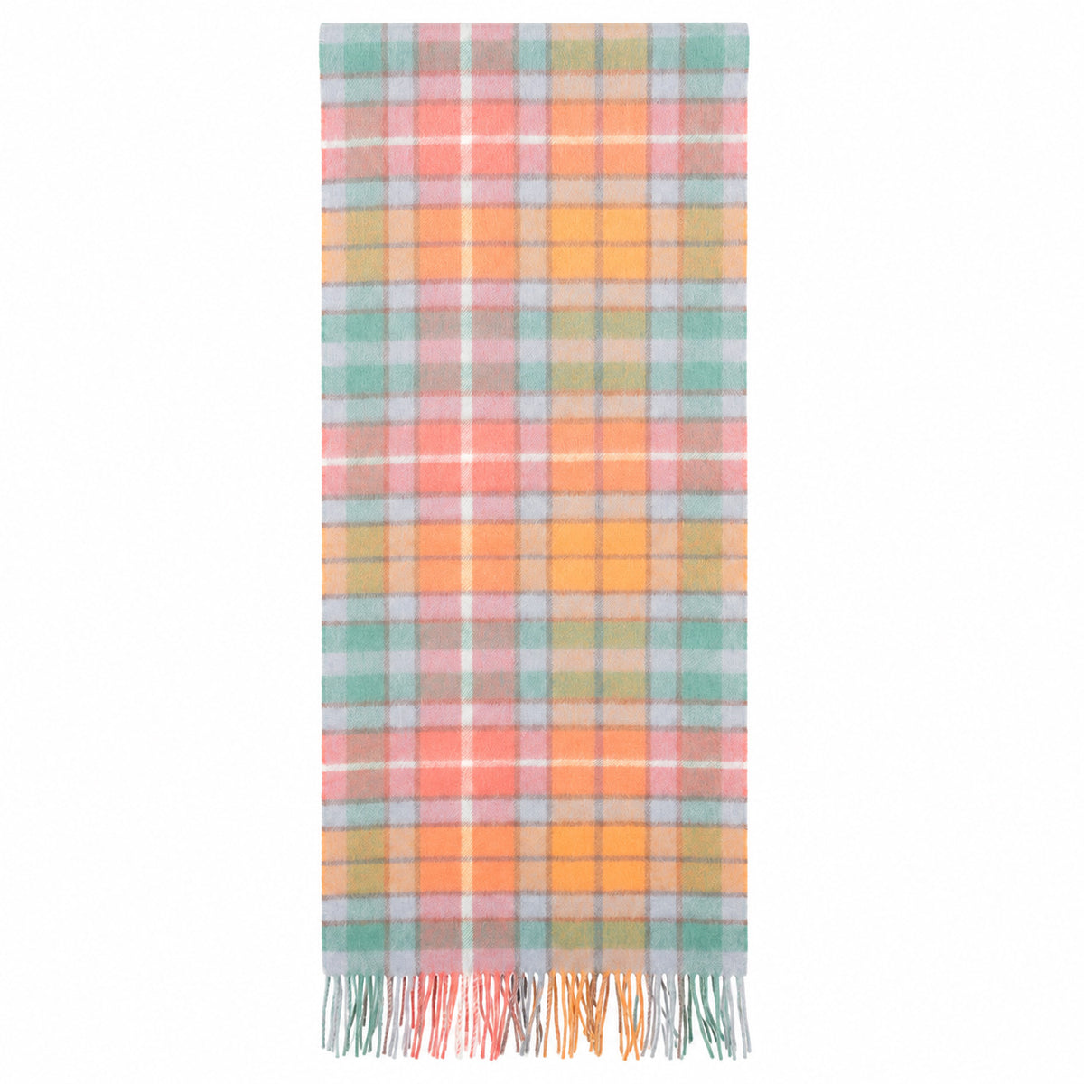 Heritage of Scotland 100% Lambswool Wide Scarf Soft Unisex Winter Wrap - Tartan & Check Designs - BUCHANAN ANTIQUE