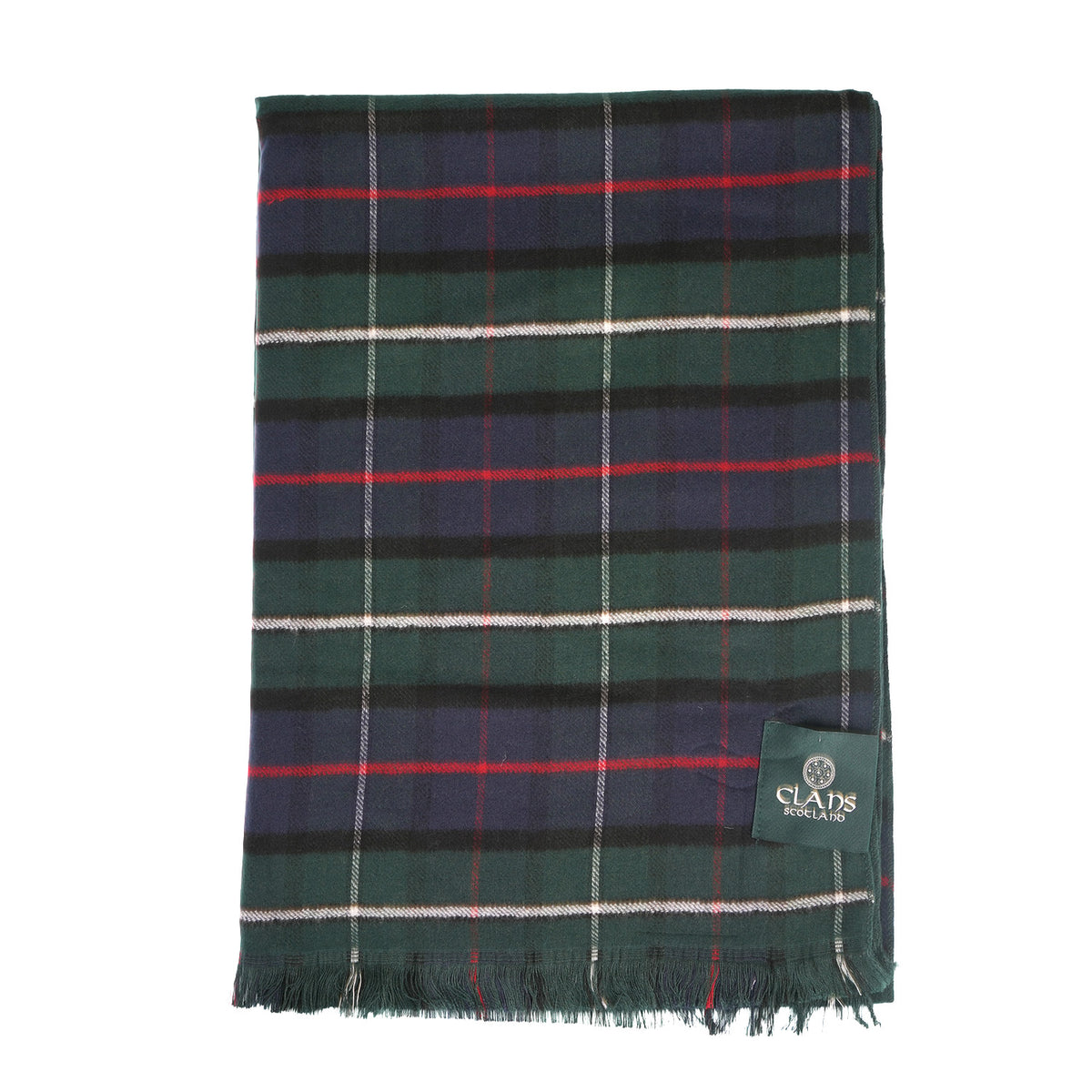 The Highland Wrap: Reversible Ultra-Soft Tartan Stole - Mckenzie