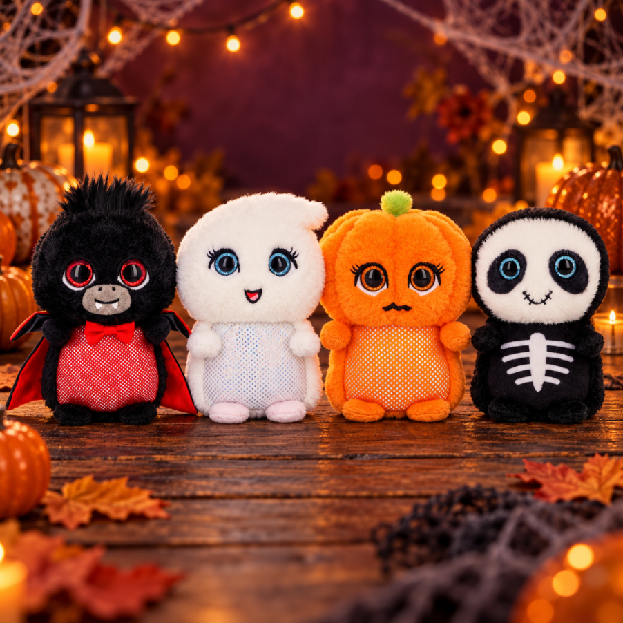 Keel Toys Halloween Mini Motsu Soft Toys - Skeleton