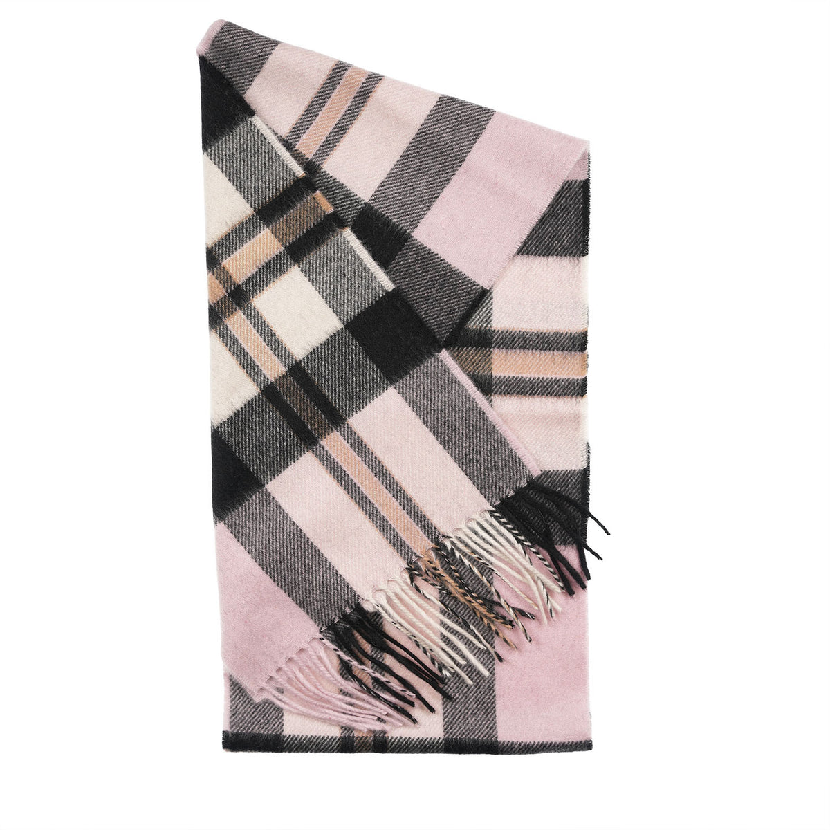 Tartan Weaving Mill 100% Pure Cashmere Scarf – Made in Scotland - AMPLIFIED THOMSON PINK