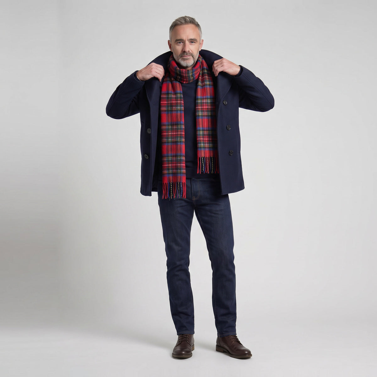 Tartan Weaving Mill 100% Pure Cashmere Scarf – Made in Scotland - STEWART ROYAL