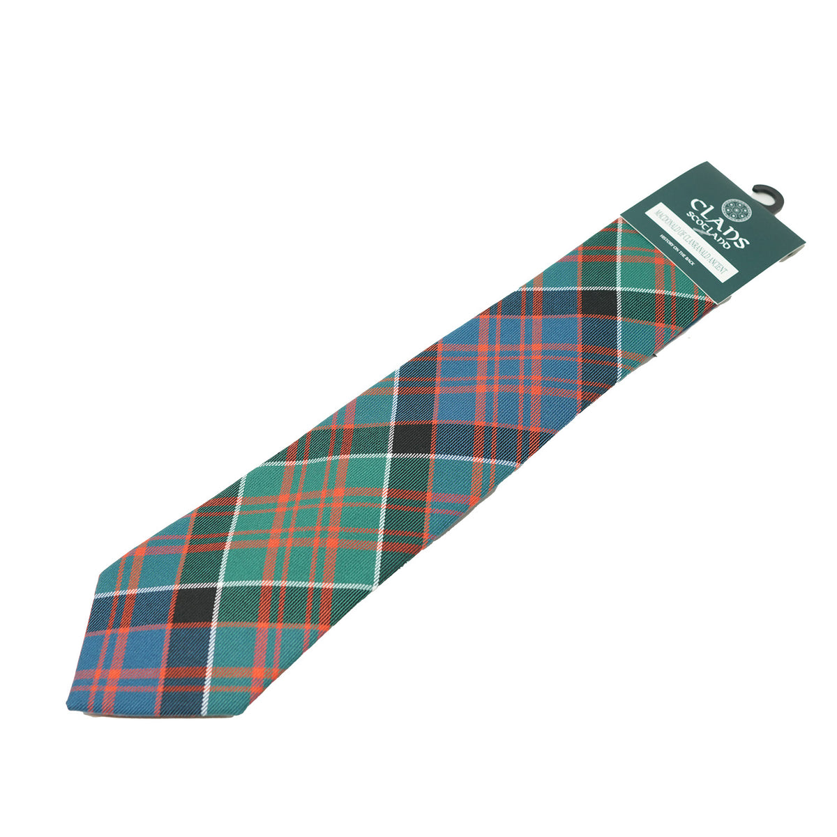 Traditional Scottish Clan Tartan Tie – Traditional Plaid Necktie - MACDONALD OF CLANRANALD ANCIENT