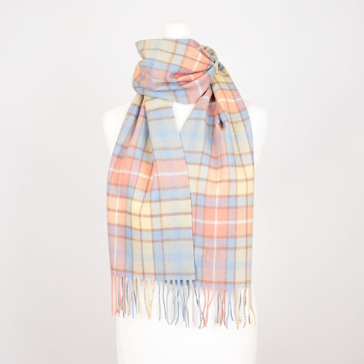 Edinburgh 100% Lambswool Scarf – Premium Soft Wool Wrap - BUCHANAN ANCIENT