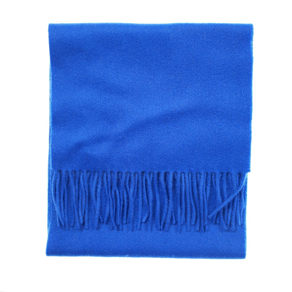 Edinburgh 100% Lambswool Scarf – Premium Soft Wool Wrap - Dazzling Blue