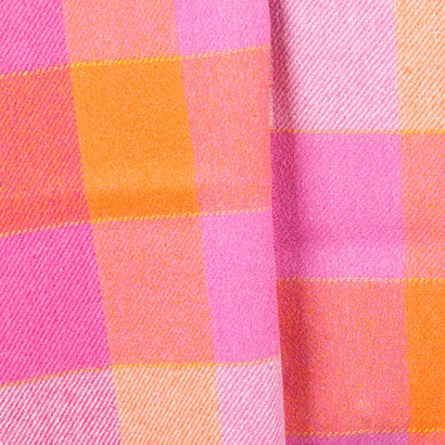 Tartan Weaving Mill 100% Pure Cashmere Scarf – Made in Scotland - SUMMER BLOCK SCARF