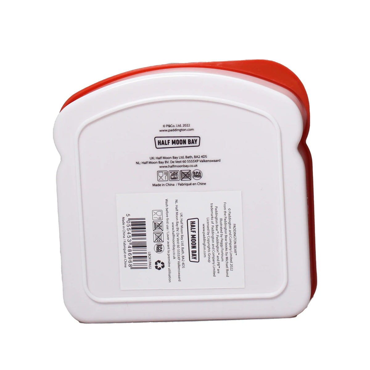 Paddington Bear Marmalade Sandwich Lunch Box – BPA-Free