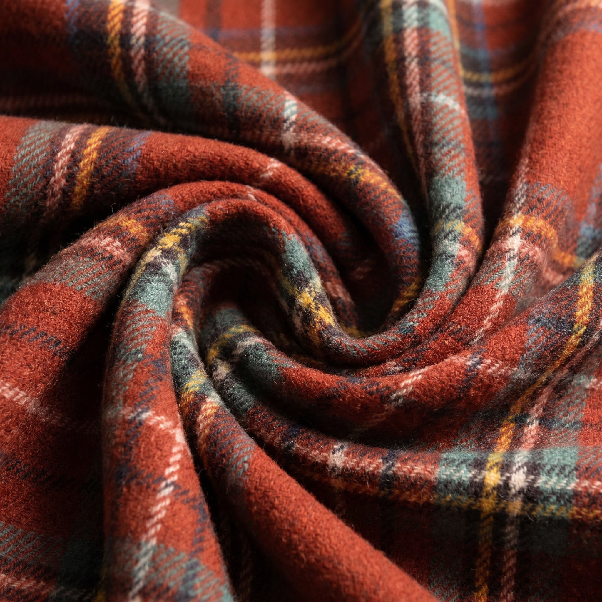 Balmoral Highland Wool Blend Scottish Tartan Blanket Throw - Recycled Wool - 155 x 190 cm - STEWART ROYAL ANTIQUE