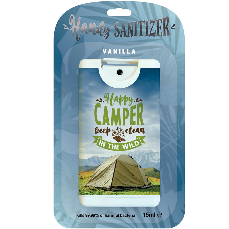 Handy Sanitizer Happy Camper - Keep Clean In The Wild