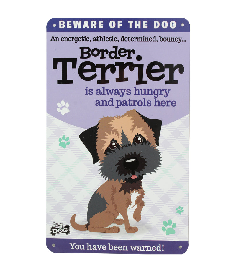 Top Dog/Cat Sign Border Terrier