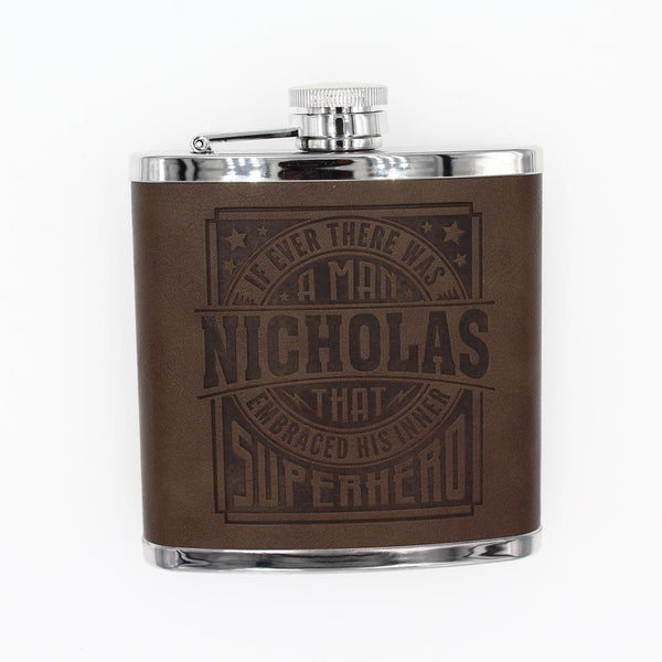 Top Bloke Hip Flask Nicholas