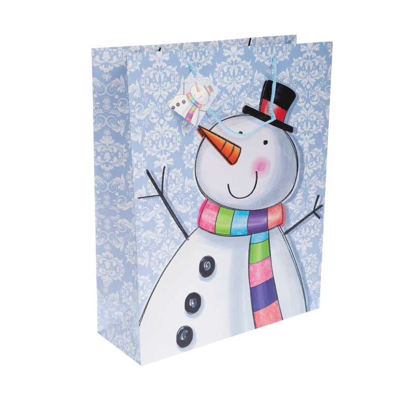 Gift Bag - Large Snowman