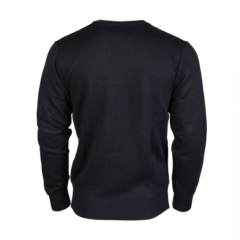 Argyle Ballantrae Jumper Crew Neck Navy