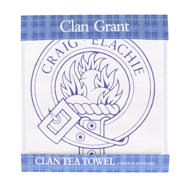 Clan Tea Towel Grant