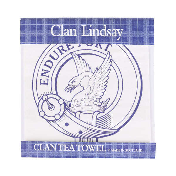 Clan Tea Towel Lindsay