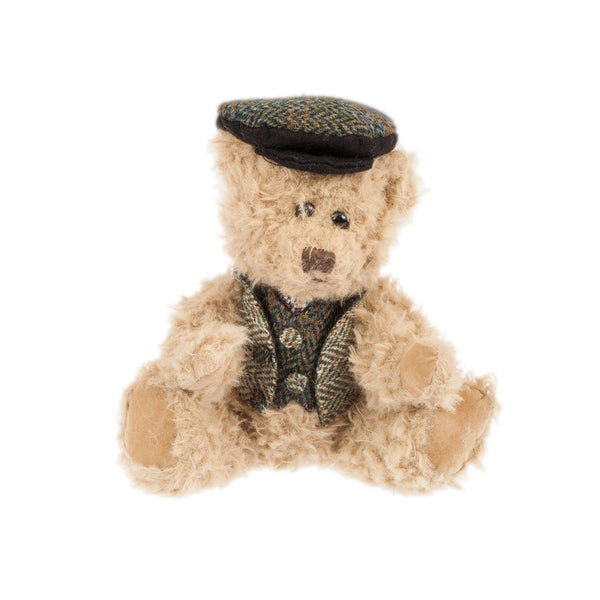 Harris Tweed Teddy Bear Black