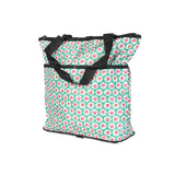 (D)Small Flower Print Foldable Beach Bag