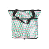 (D)Small Flower Print Foldable Beach Bag