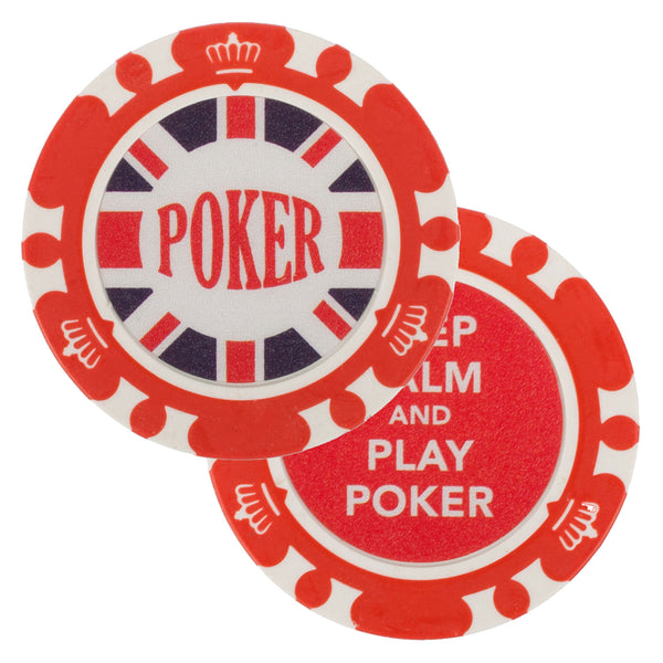 Poker Chip - I Was Here Keep Calm