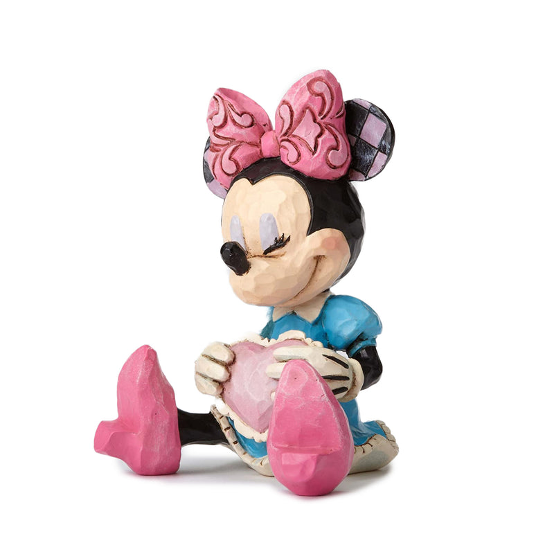 Minnie Mouse With Heart Mini Figurine