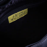 Ht Vegan Leather Tote Bag Tan & Brown Herringbone / Black