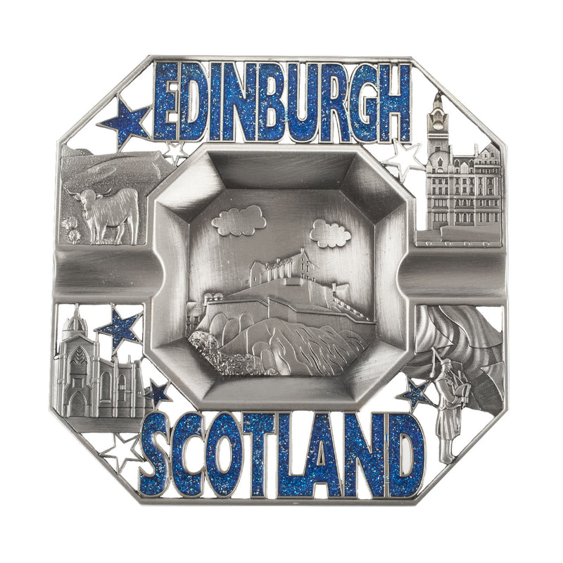 Scotland Edinburgh Blue Letters Ashtrey
