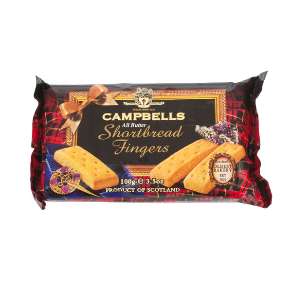 Campbells All Butter Shortbread Fingers - 100G Pack