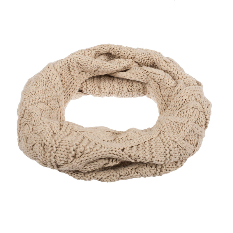Ladies Cable Snood Scarf