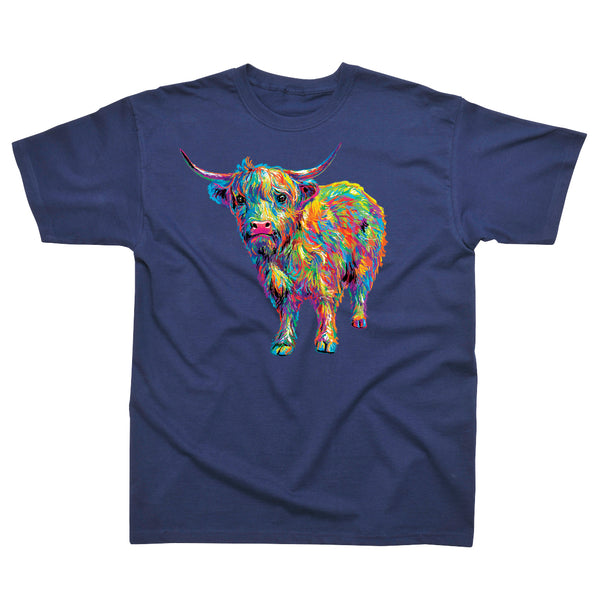 Highland Cow Spike Adults Tshirt