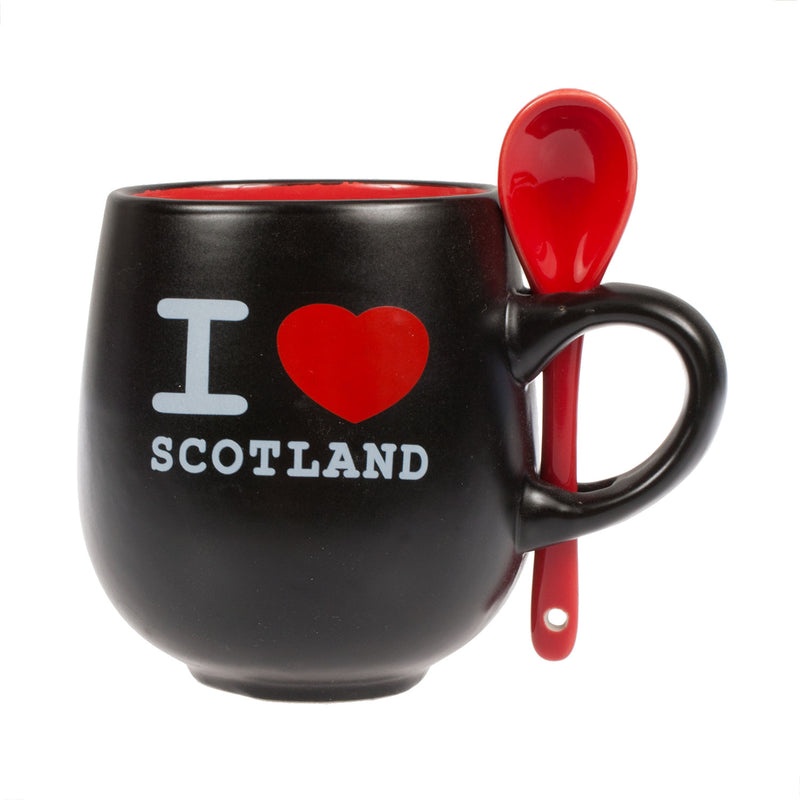Spoon Mug - I Heart - I Love Scotland