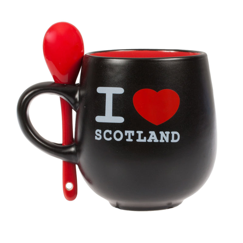 Spoon Mug - I Heart - I Love Scotland