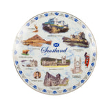 8" Plate With Scotland Landmarks